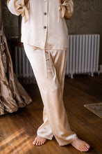 Load image into Gallery viewer, Champagne Silk Pyjamas
