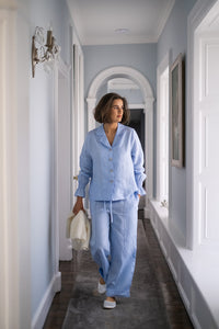 Azure Linen Pyjamas