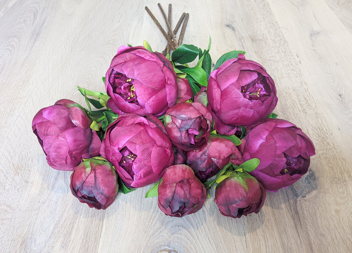 Boudoir Foncé Peony Bouquet