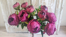 Load image into Gallery viewer, Boudoir Foncé Peony Bouquet
